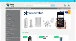 Desktop Screenshot of meteoshop.sk