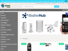 Tablet Screenshot of meteoshop.sk